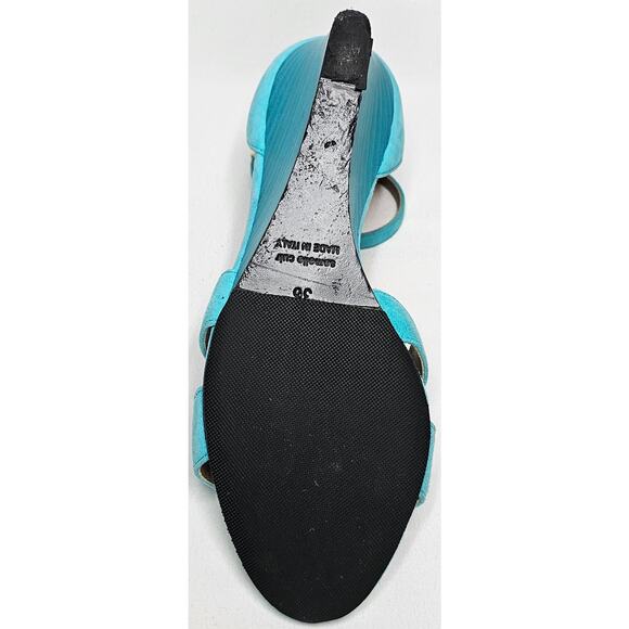 Hermès Legend Turquoise Suede Sandals - Picture 8 of 10